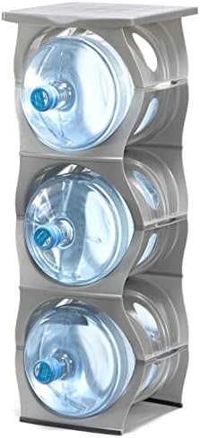 Bariboo Stackable Water Bottle Storage Rack Best Water Jugs 5 Gallon Organizer. by Bariboo