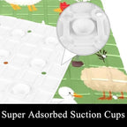 Bath Tub Shower Mat, Washable Bathtub Floor Mats, Suction Cups and Drain Holes - Image 3