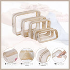 Remobia Hicol TSA Approved 5-Piece Diaper Bag Organizer Pouch Set Clear - Image 4