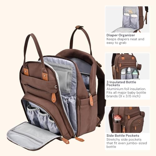 BabbleRoo Diaper Bag Backpack - Image 4