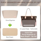 Doxo Purse Organizer Insert for Handbags & Base Shaper 2pc Set, Felt Neverfull - Image 4