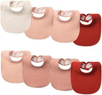 8-Pack Muslin Baby Bibs for Drooling and Teething by Unknown