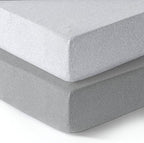 Dreamology Crib Size Sheets, 100% Cotton Crib Sheets Fitted by DREAMOLOGY