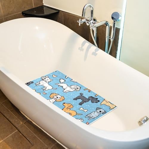 Shower Mat Bathtub Mat, 26.8x15.1 inch, Non-Slip Bath Mat - Image 5