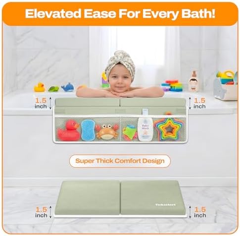 Bath Kneeler and Elbow Rest Pad Set-Baby Bath Kneeler - Image 4