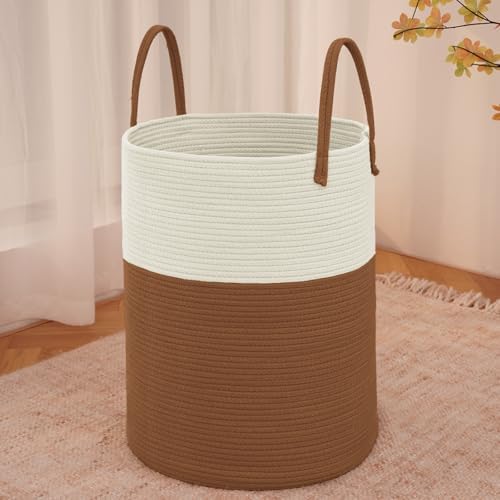 JMvicyroam 80L Cotton Rope Laundry Basket Hamper by JMvicyroam