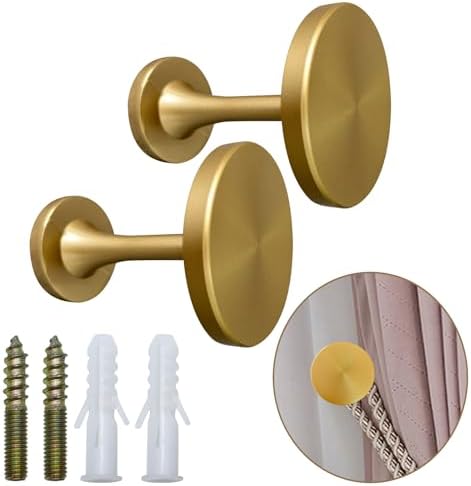 Curtain Tiebacks 2 Pack Curtain Holdbacks Zinc Alloy Curtain Tiebacks Wall by Shonmogar