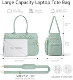 Bagstellar Teacher Tote Bag for Women, 15.6" Laptop Work Tote Computer Bag - Image 4