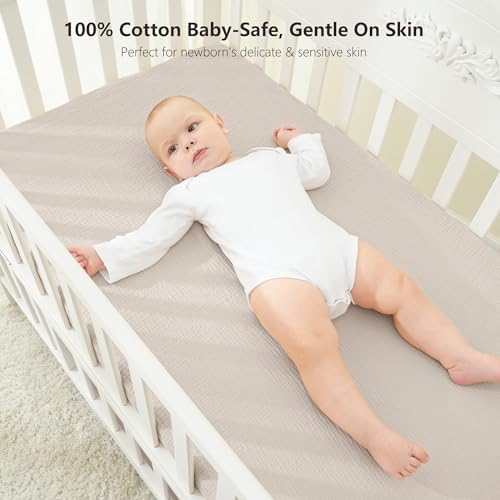Bearmoss Muslin Mini Crib Sheets - Image 2