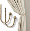 Curtain Holdback, Premium Metal Decorative Curtain Holdbacks by SIXZOONM