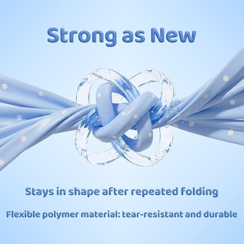 Collapsible Baby Bathtub for Newborn to Toddler, Foldable Toddler Bathtub - Image 5