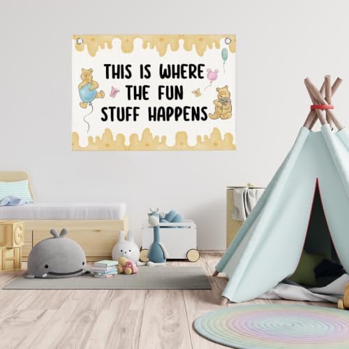 Long Live Playtime Banner Playroom Wall Decor - Image 4