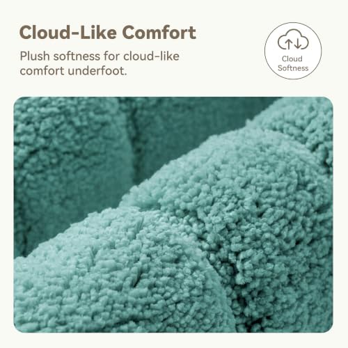 GRANNY SAYS Sage Green Bathroom Rug 24" x 36", Non-Slip Bath Mat - Image 3
