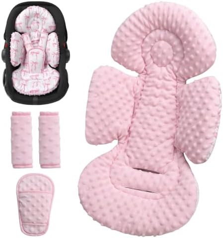 TinlyFinly Newborn Carseat Insert, Baby Head and Body Support by TinlyFinly