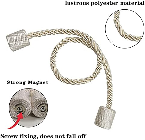 Magnetic Curtain Tiebacks Holdbacks Decorative Tie Backs - Image 2