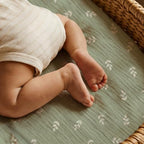 Gllquen Baby Muslin Bassinet Sheets 3pk, Soft Cotton Baby Sheet 33x17 - Image 2