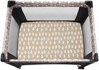 GUNTAIL Pack and Play Sheets Fitted, 2 Pack Pack n Play Sheets - Image 2