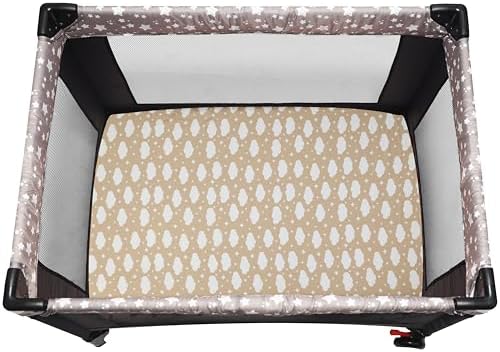 GUNTAIL Pack and Play Sheets Fitted, 2 Pack Pack n Play Sheets - Image 2
