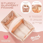 Luxurious Baby Diaper Caddy, Nursery Storage Basket - Image 2