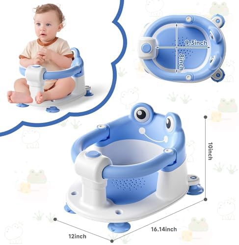 Baby Bath Seat for Babies 6 Months & up Non-Slip Toddler Bath Seats for Sitting - Image 6