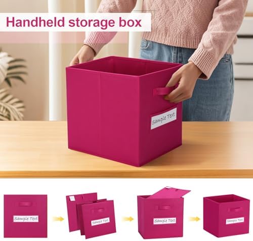 11x11 storage cube bins Foldable Fabric storage cubes - Image 4