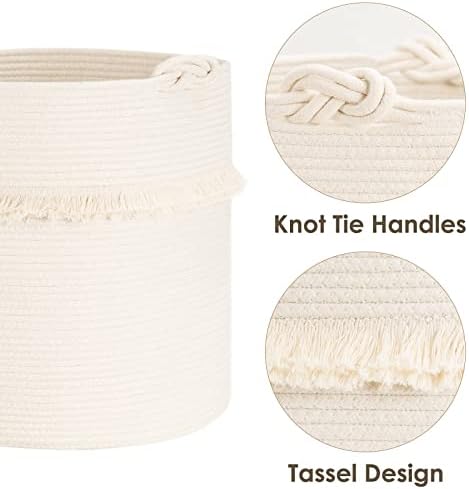 CherryNow 60L Woven Rope Baby Basket - Image 6