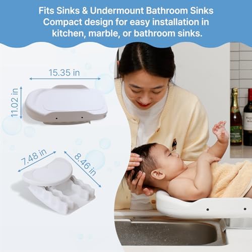 PPBB – Baby Bath Support for Sink & Undermount Bathroom Sink – Easy Hygiene - Image 4