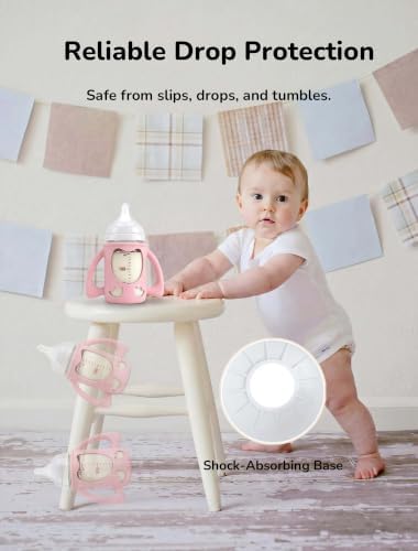2-Pack Silicone Sleeves for Pigeon Glass Nursing Bottle 8.1 oz - Image 5