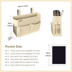 Surblue Bedside Caddy Hanging Organizer Storage Bag Pocket - Image 5