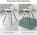 Baby Splat Mat for Under High Chair - Image 2