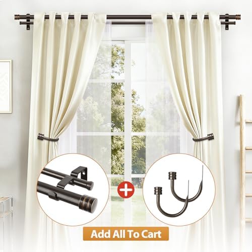 TONIAL Curtain Holdbacks, Calssic Cap Finials - Image 6