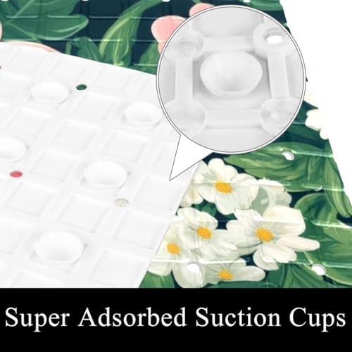 Non Slip Bathtub and Shower Mat 26.8x15.1 inch, Bath Mat - Image 3