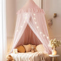 little dove Bed Canopy with Star Lights, Double Layer Canopy by LittleDove