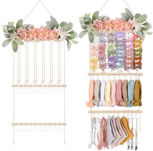 POVETIRE Headband Holder Hair Bows Organizer by POVETIRE