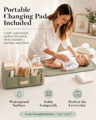 Baby Diaper Caddy Organizer - Image 4