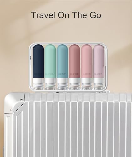 Quatish Travel Bottles for Toiletries 6 Pack, Original Patented Leakproof 3 oz - Image 5