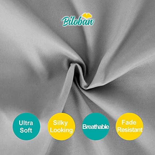 Crib Skirt with Pompoms Grey, Fits Standard Crib - Image 3