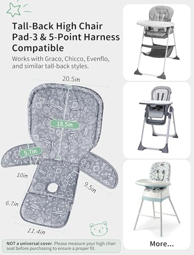 Baby High Chair Cover, Waterproof & Machine Washable - Image 4