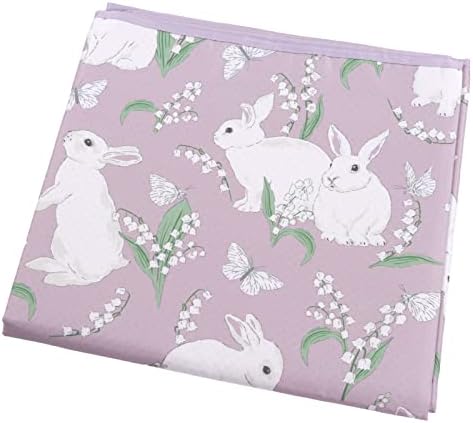 Alomejor Baby Highchair Floor Mat, Soft Cute Cartoon Animal Pattern Spill Mat - Image 2
