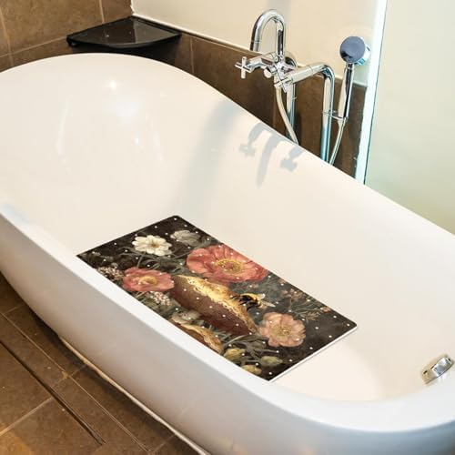 Bath Tub Shower Mat, Washable Bathtub Floor Mats, Suction Cups and Drain Holes - Image 5