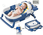 Collapsible Baby Bathtub for Newborns to Toddler by WyfKyd