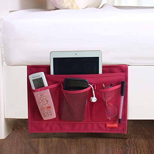 Bedside Caddy, Table Cabinet Storage Organizer, 4 Pockets - Image 5