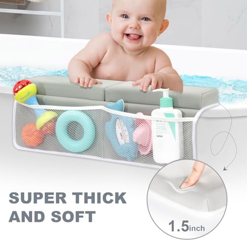 TOUA Comfortable Soft Baby Support Bathtub Kneeler Mat Knee Saver Cushion and - Image 4