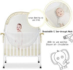 L RUNNZER Pack N Play Tent, Baby Crib Tent to Keep Baby from Climbing Out - Image 4