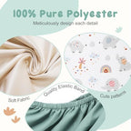 3 Pack Stretchy Bassinet Sheets - Image 3