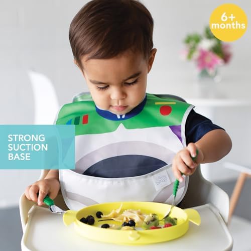 Bumkins Disney Toddler and Baby Suction Plate, Grip Dish - Image 2
