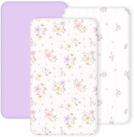 3 Pack Stretchy Bassinet Sheets by Haleeone