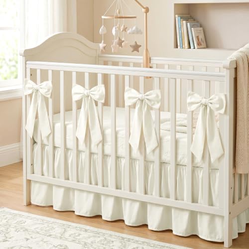 Smoothnovelty Beige Crib Bed Skirts - Image 4