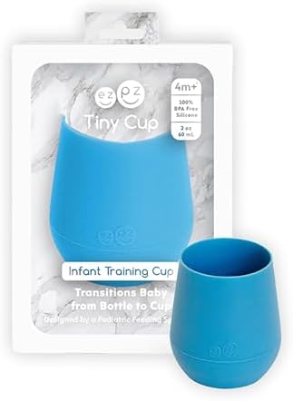 ezpz Tiny Cup - 4 months+ - 100% Silicone Training Cup by ezpz
