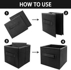 EBIGIC Storage Cubes Collapsible fabric Storage bins, cube storage organizer - Image 4